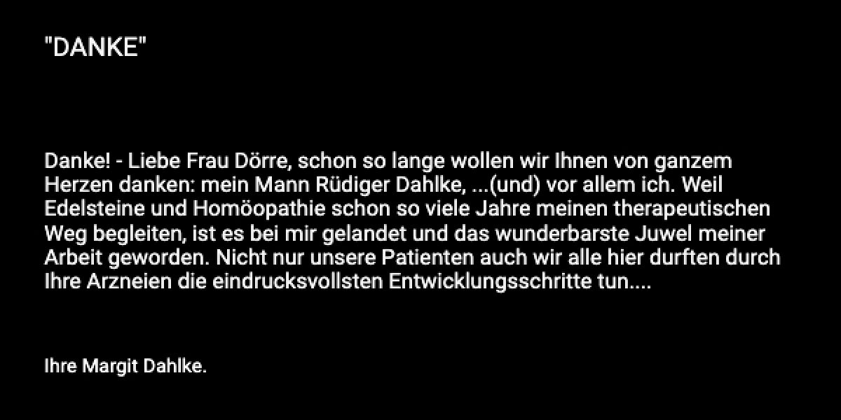 Testimonial Dahlke